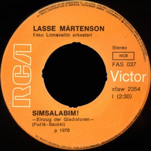 Lasse Mårtenson : Simsalabim! / Unkarilainen Gulaschi No 5