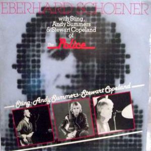 Eberhard Schoener with Sting, Andy Summers, Stewart Copeland of The Police : Eberhard Schoener