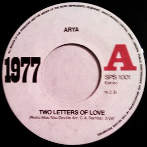 Arya : Two Letters of Love