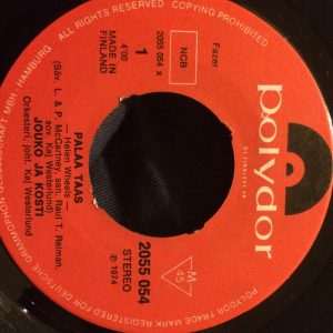 Jouko Ja Kosti : Palaa Taas / Mä Joskus Saan Helpon Päivän