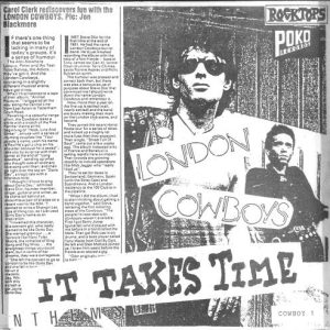 London Cowboys : It Takes Time