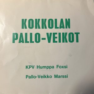 Kokkolan Pallo-Veikot : KPV Humppa / Pallo-Veikko
