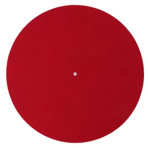 Levymatto (huopa) slipmat (felt) punainen/red