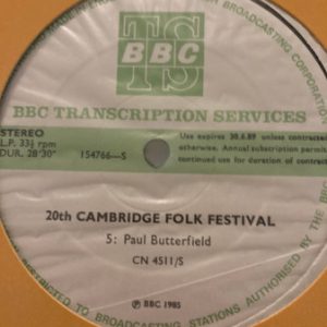 John Sebastian, Paul Butterfield : 20th Cambridge Folk Festival