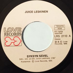 Juice Leskinen : Syksyn Sävel