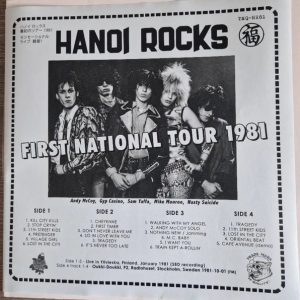 Hanoi Rocks : First National Tour 1981